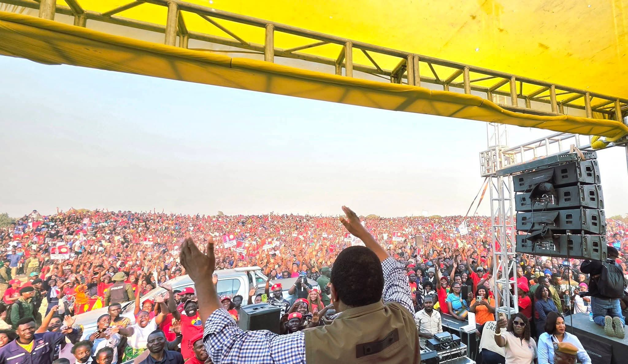 Hichilema tells Luanshya voters “Luanshya is back” ahead of by-election