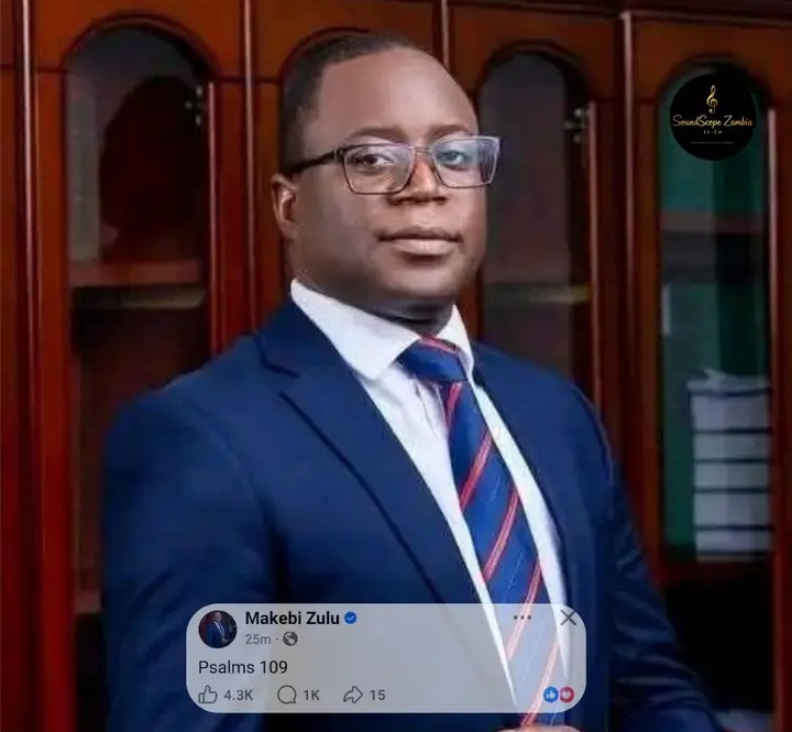 After days of silence, Makebi Zulu has returned to social media with Psalm 109.