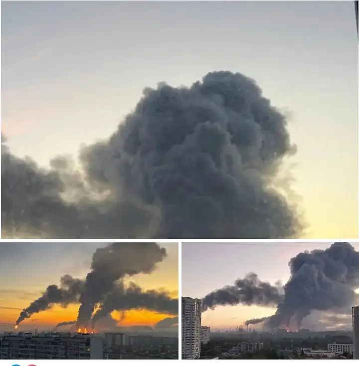Largest Drone Assault on Moscow Leaves Oil Refinery Damaged and Two Dead