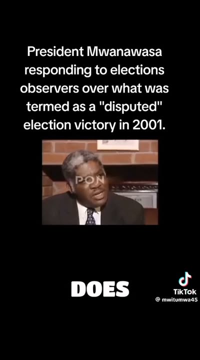 Mwanawasa once said: