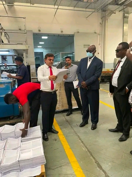 Stakeholders tour ballot printing facilities in Dubai