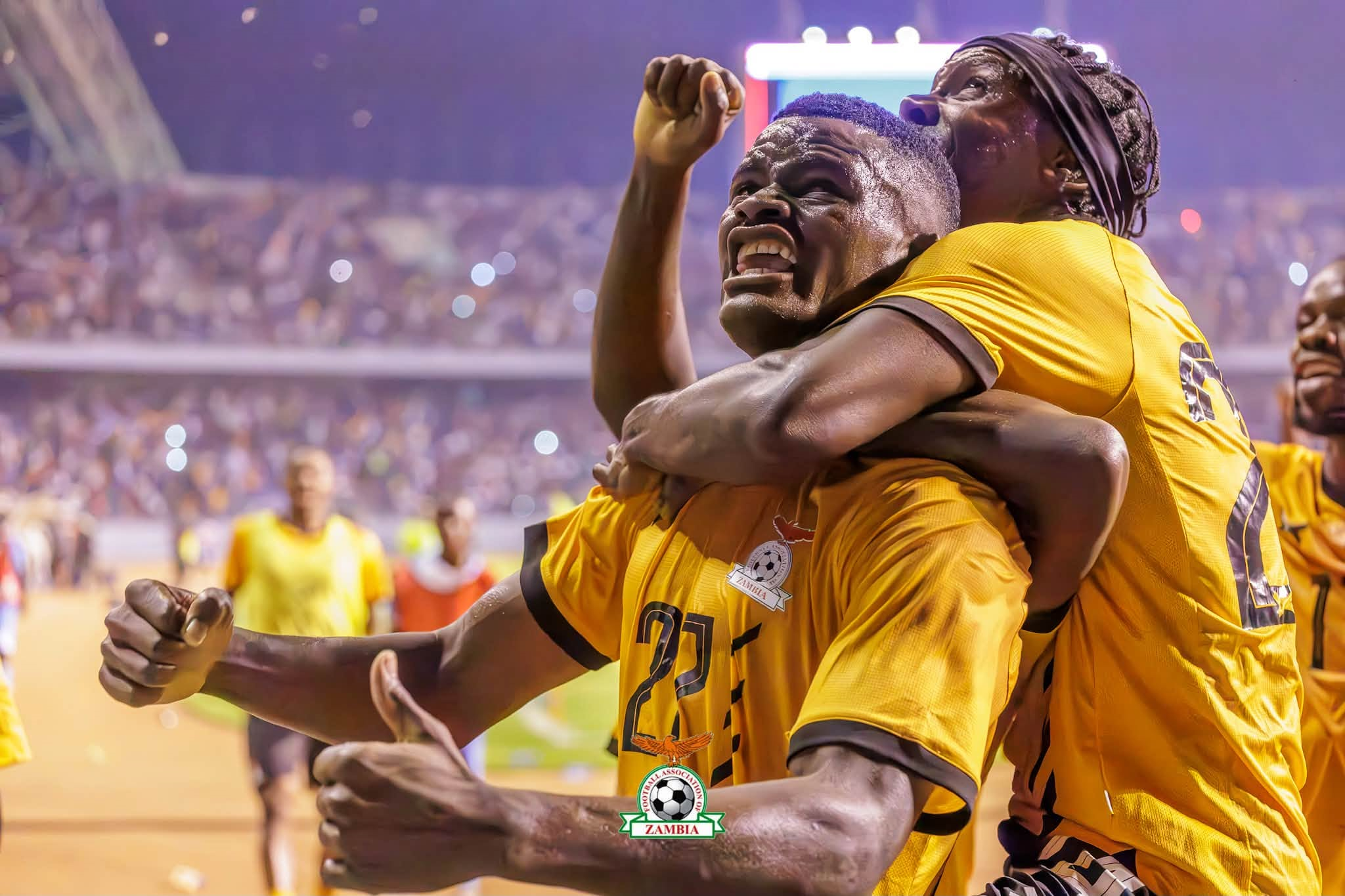 Zambia beat Togo 2 – 0 as Fans chant “Pe Lamp” at Levy