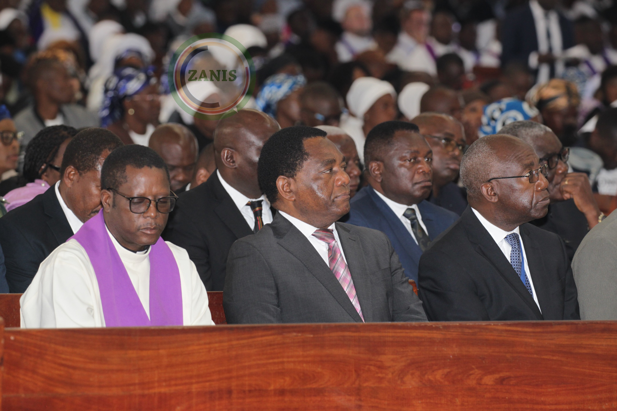 PRESIDENT HICHILEMA ATTENDS LATE ARCHBISHOP MPUNDU’S FUNERAL MASS