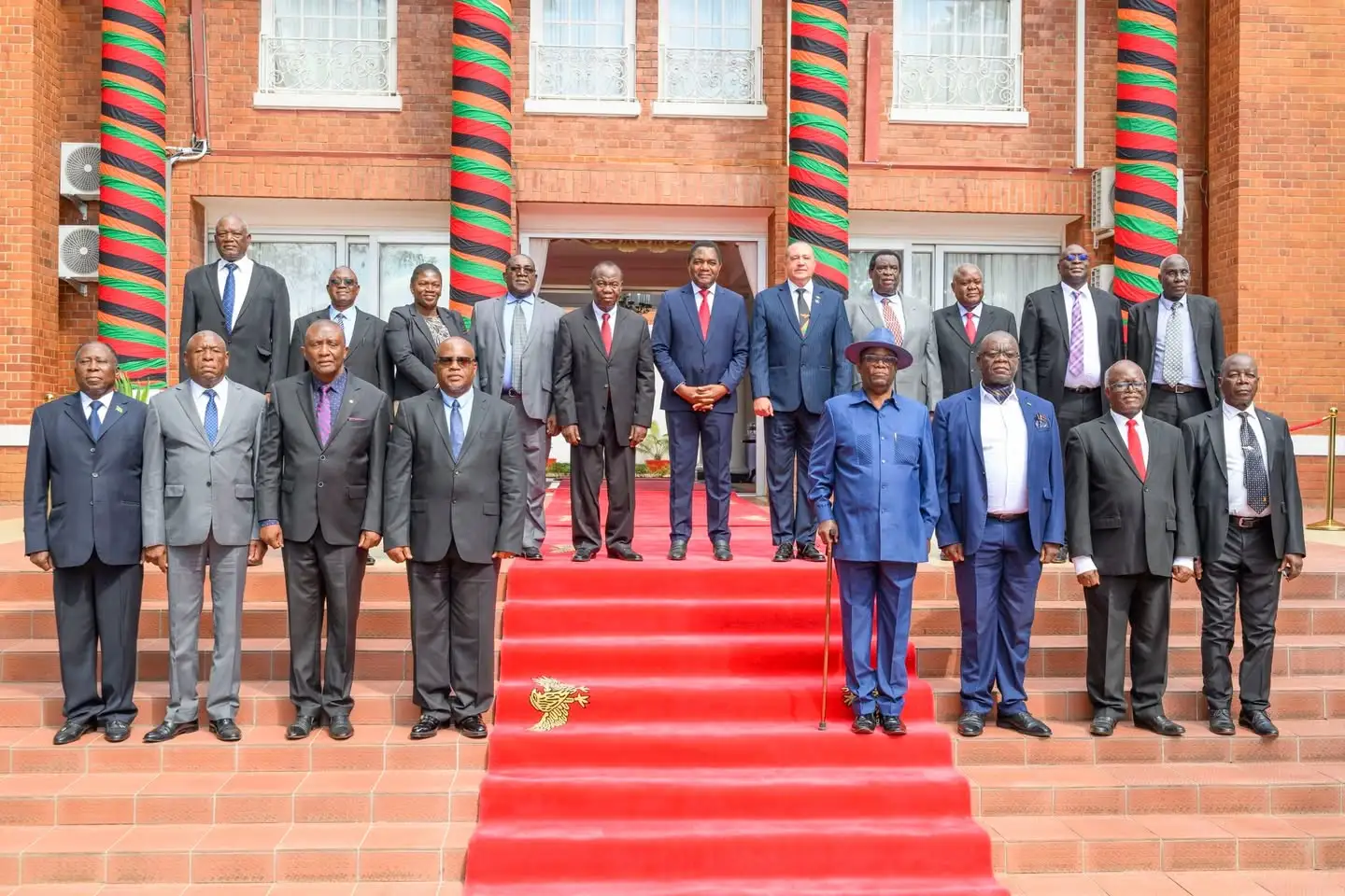 President Hakainde Hichilema Hosts Former Defence and Security Chiefs at State House