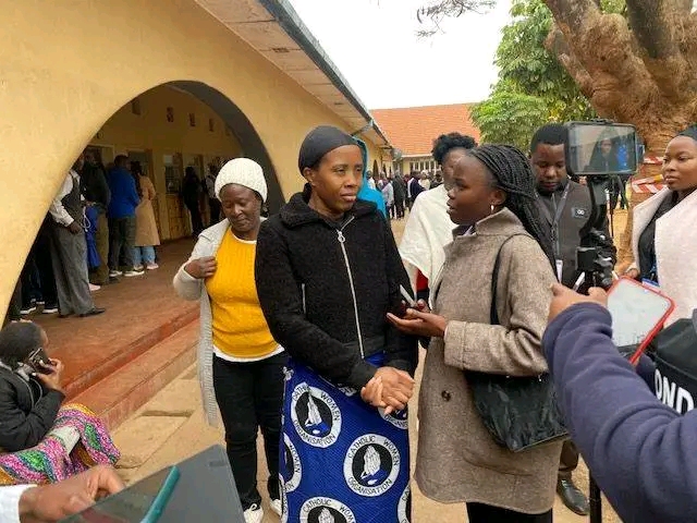 “This is a very important election, and I couldn’t miss it even though I am still mourning,” Tasila Lungu