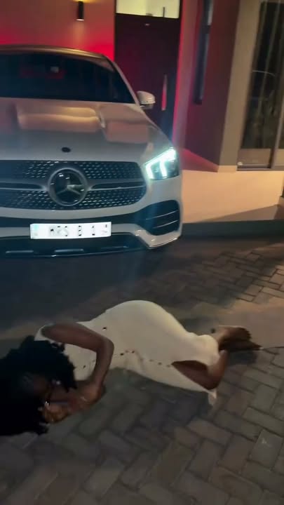 TRENDING! Chipolopolo winger Lameck Banda buys his wife Abigail Chato a new Mercedes Benz CLE.