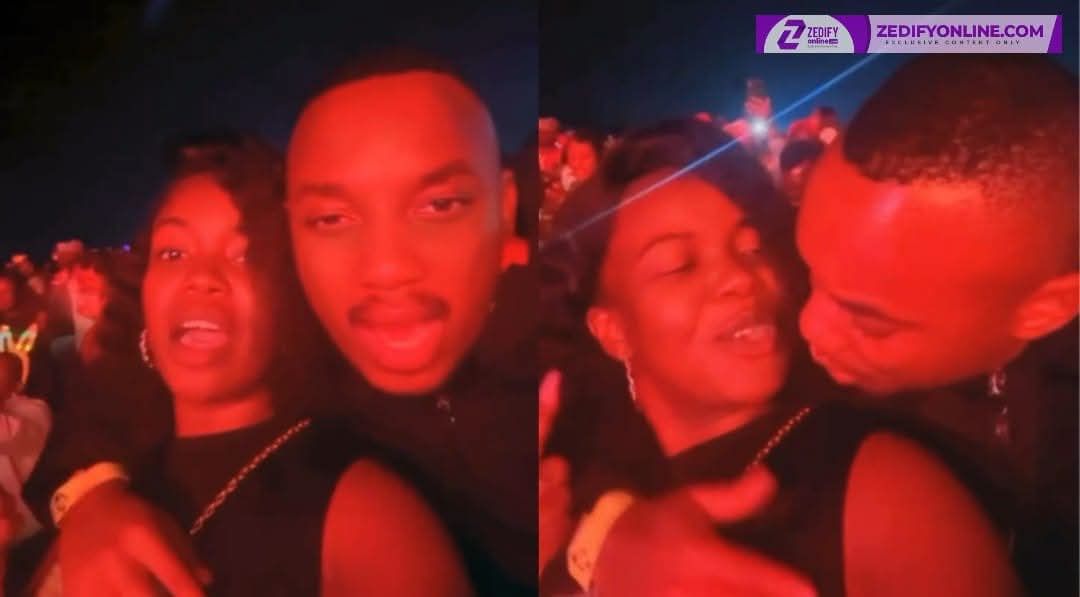CHIMWEKA and his baby mama MWIZA almost touched lips as they sang along to the viral lyrics, "Since I met you, you've made my life complete" at the DANNY KAYA MUSIC FESTIVAL last night.