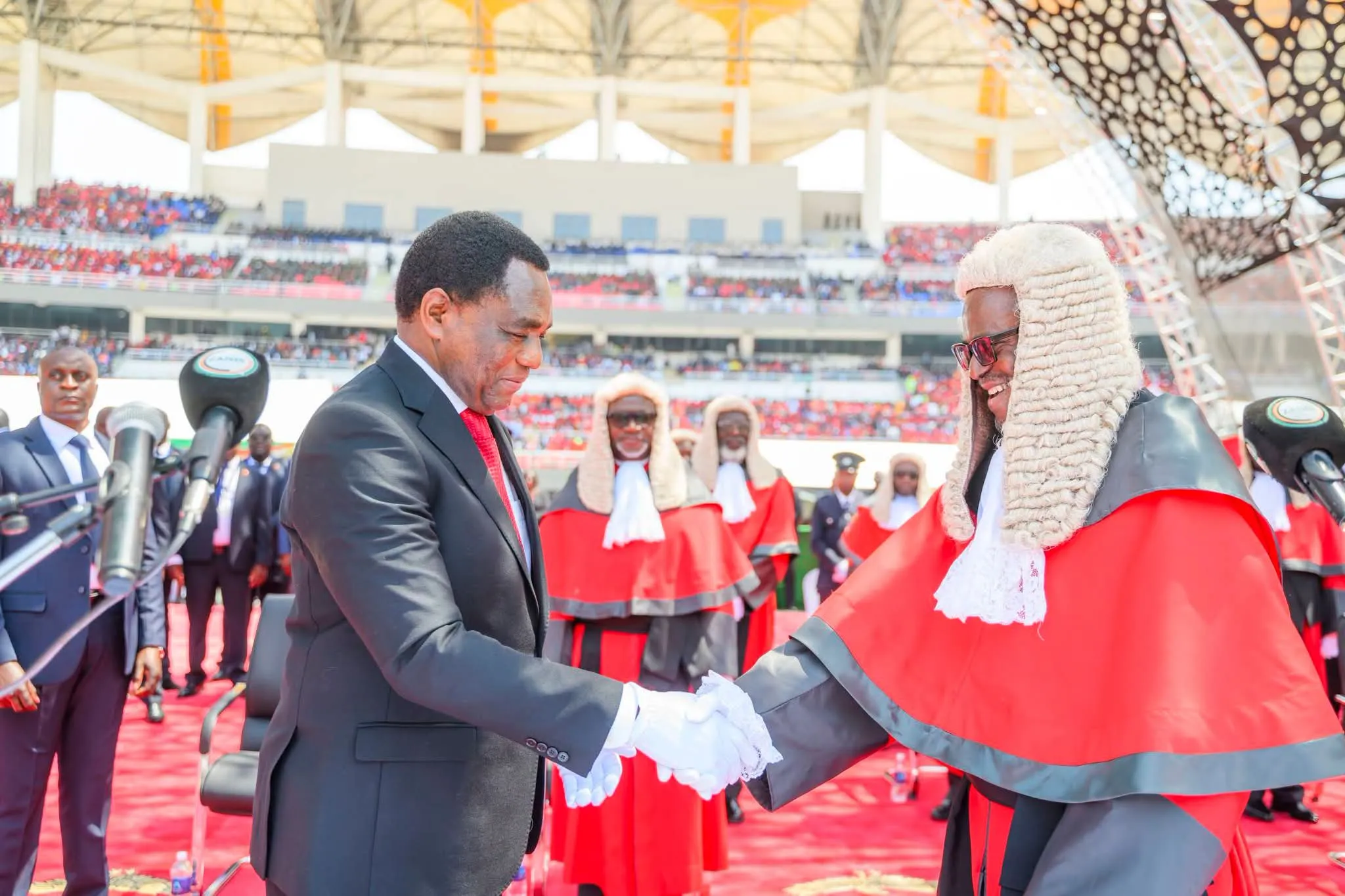 HH Pledges Equal Service to All Zambians After Second-Term Inauguration