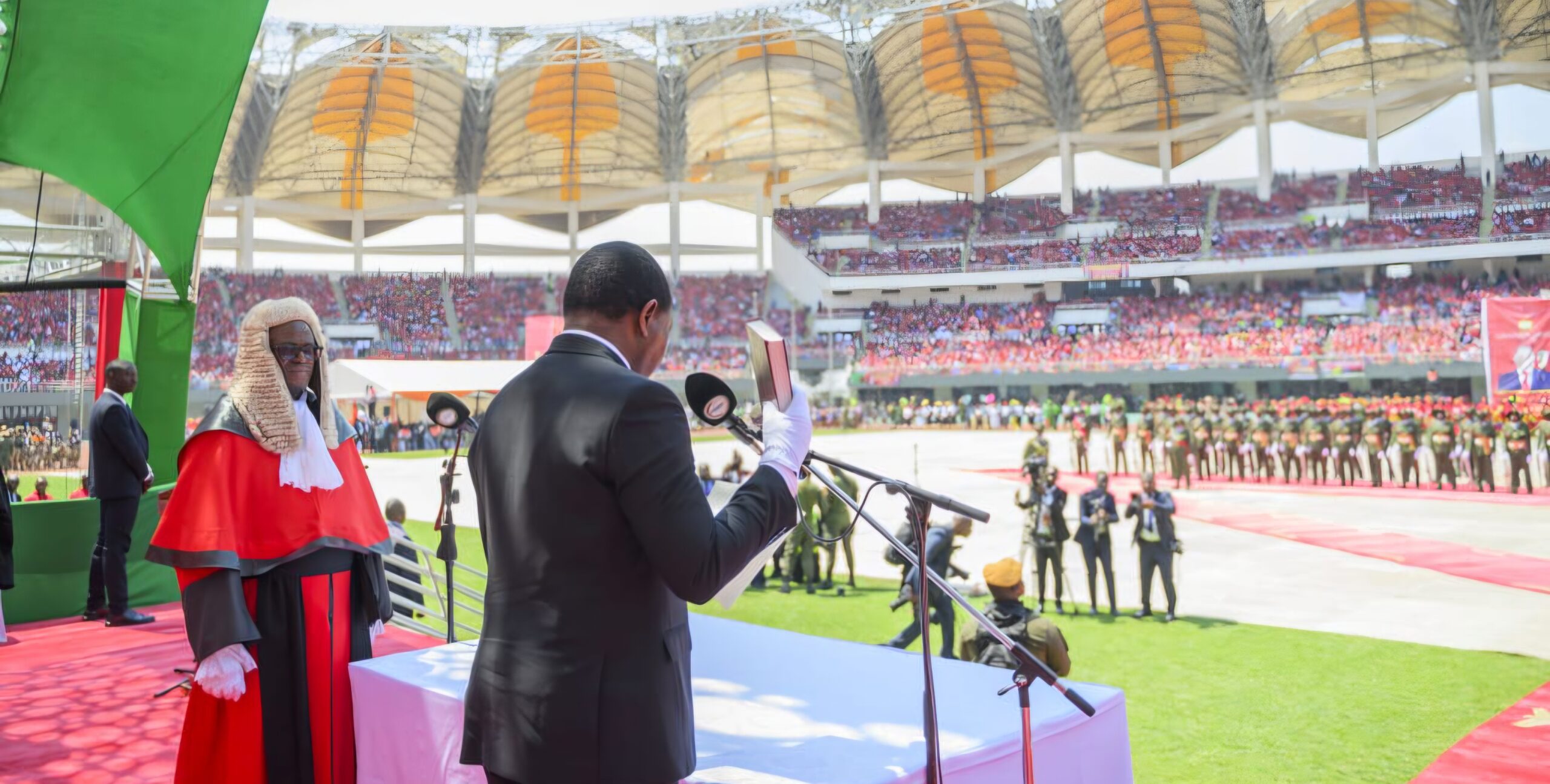 Hichilema sworn in for second term, pledges jobs, unity and self-reliance