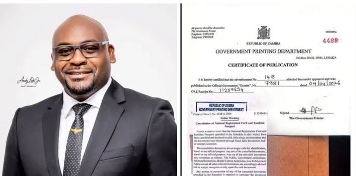 MY POSITION ON MY ZAMBIAN CITIZENSHIP, NATIONAL REGISTRATION AND THE RULE OF LAW- Celestine Mukandila
