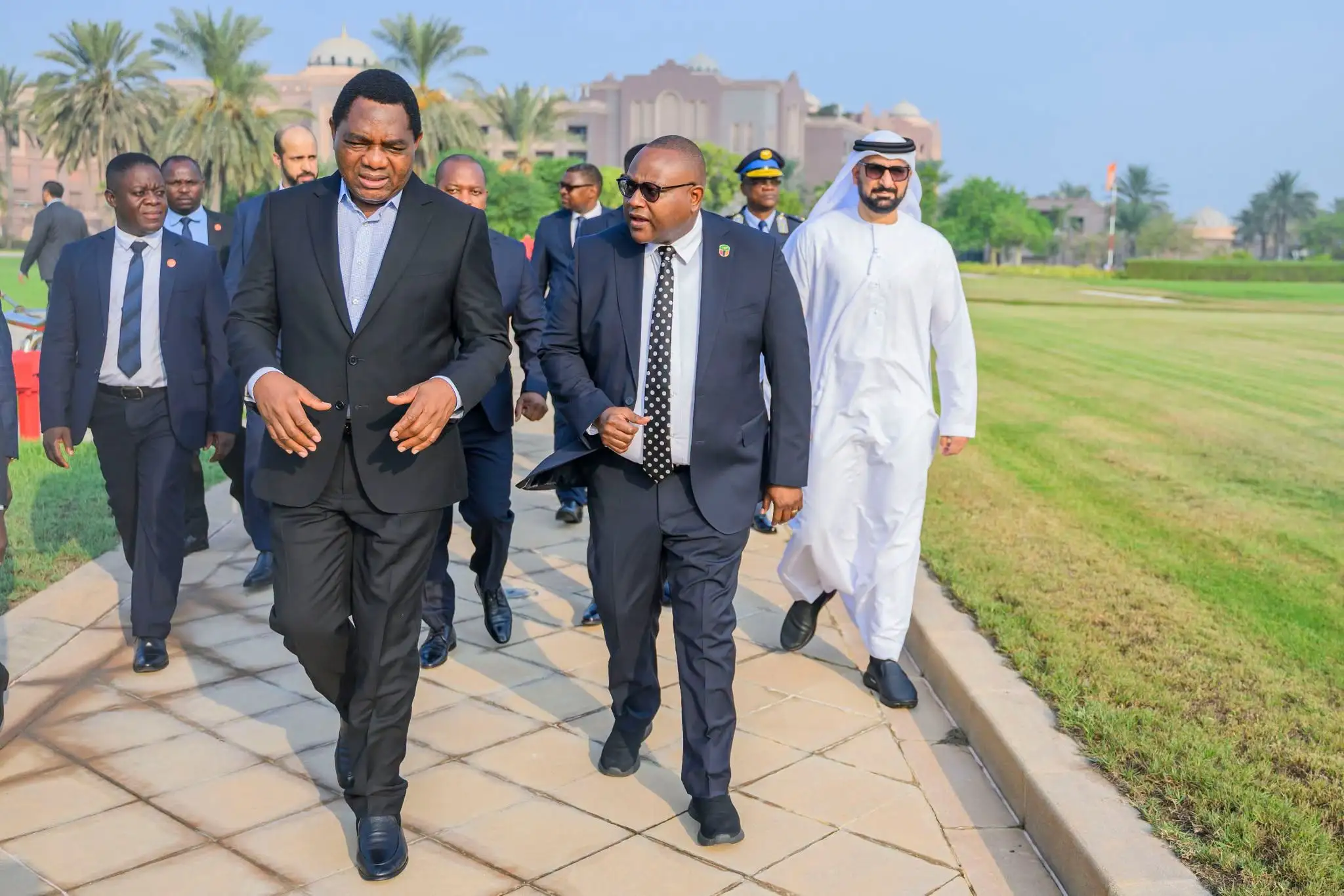 HH Concludes UAE Working Visit and Departs Abu Dhabi for Lusaka