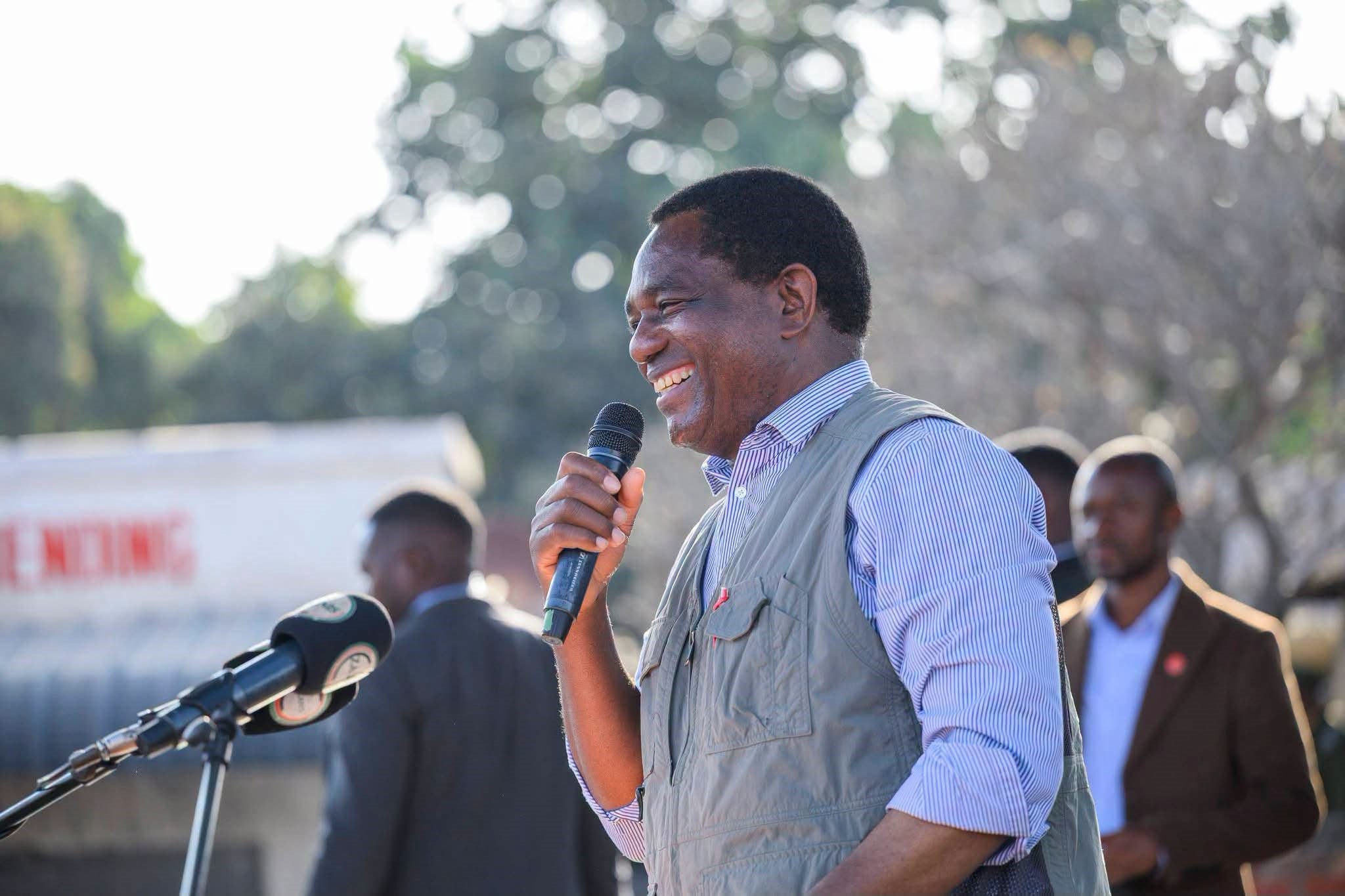 “They worked with insiders trying to steal your vote,”- President-elect Hichilema tells youths