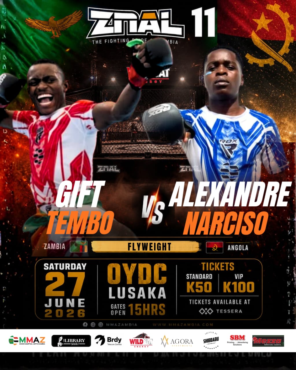 Gift Tembo set for Angola rematch in Lusaka