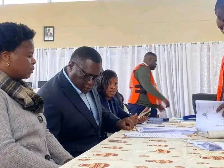 Simon Chitambala Mwewa has filed in nomination papers at Lusaka Civic Centre