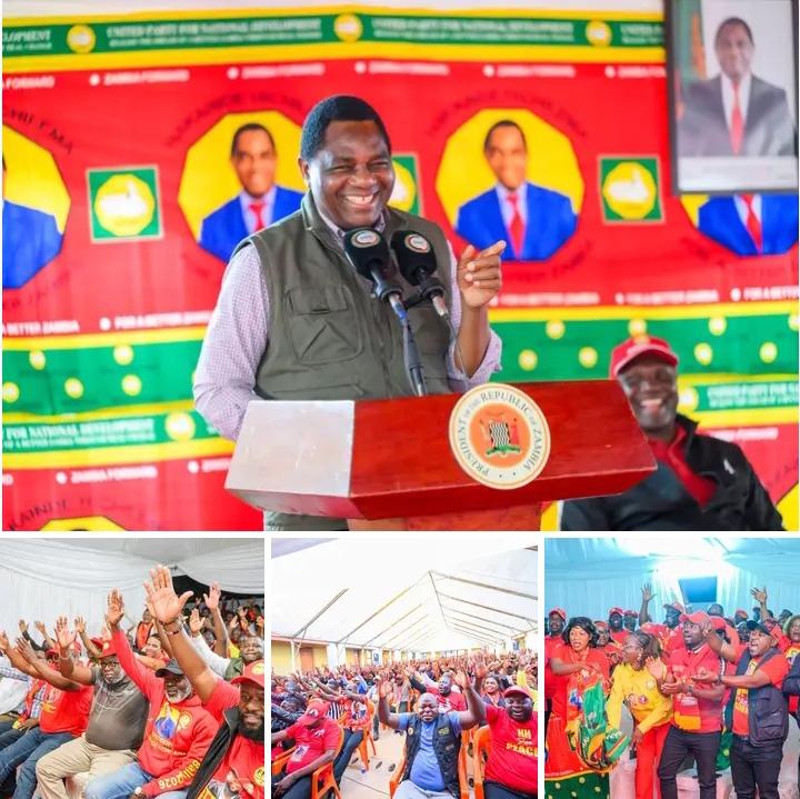 PRESIDENT HICHILEMA RALLIES COPPERBELT UPND STRUCTURES AHEAD OF AUGUST POLLS