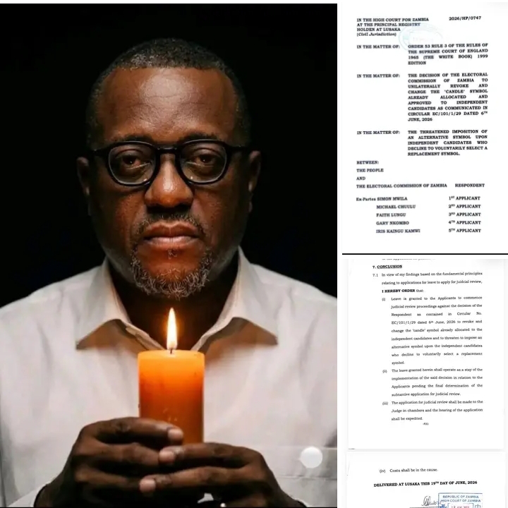 LUSAKA HIGH COURT UPHOLDS CANDLES AS A SYMBOL AS IT DETERMINES MAIN CASE