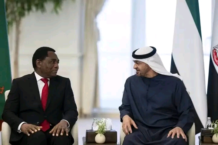 HICHILEMA, UAE PRESIDENT DISCUSS DEEPENING BILATERAL TIES