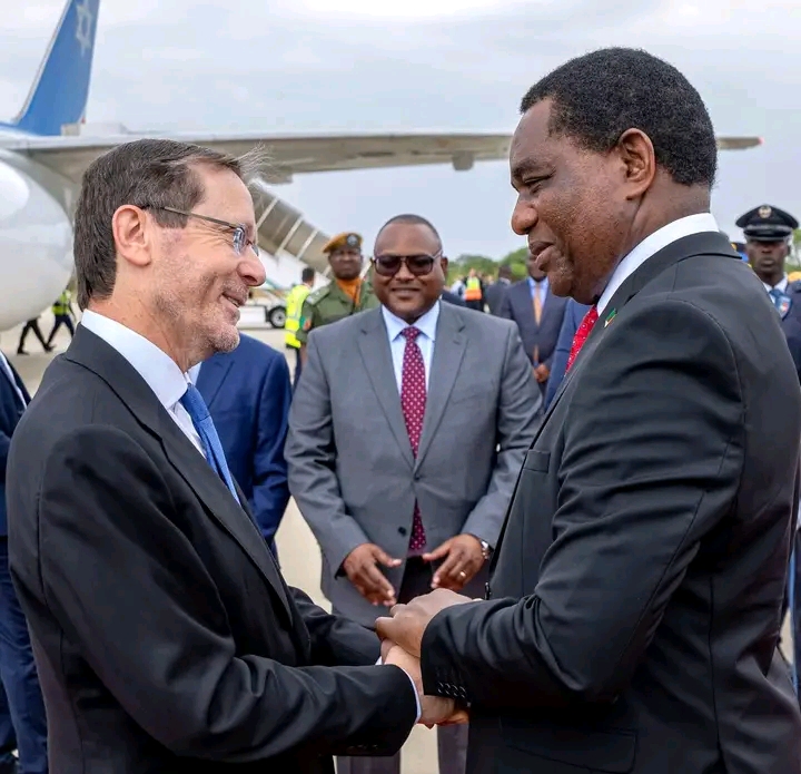 ISRAELI PRESIDENT HERZOG CONGRATULATES HICHILEMA ON RE-ELECTION