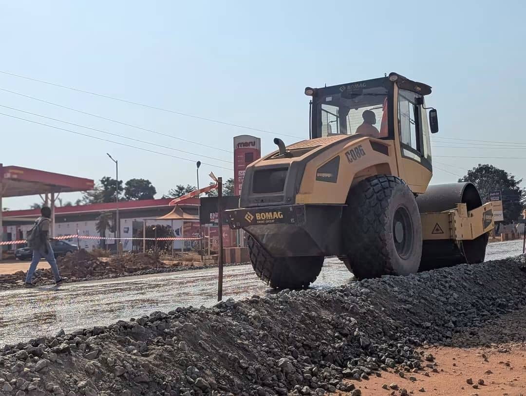 Construction of a dual carriageway Road in Solwezi by Kansanshi mine reaches 45%