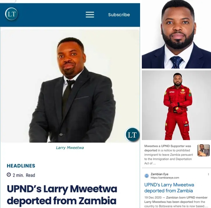 After considerable reflection, I have decided to withdraw from active social media politicsand temporarily close my Facebook account- Dr. Larry L. Mweetwa