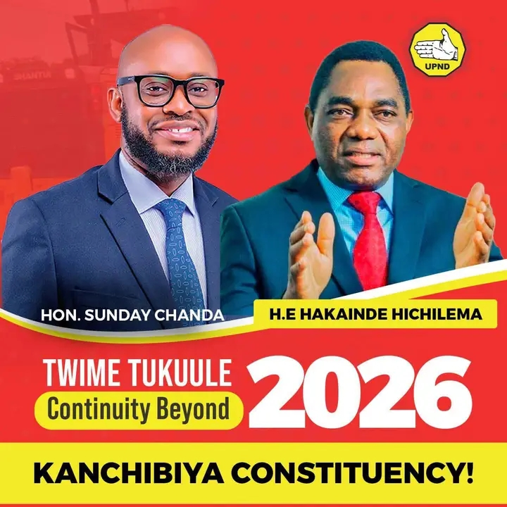 UPND Adopts Sunday Chanda To Contest As Member Of Parliament For Kanchibiya Constituency.
