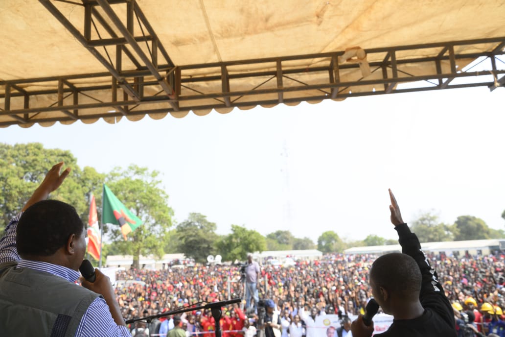 Hichilema tells Lupososhi voters: ‘More schools, health facilities, agriculture support coming