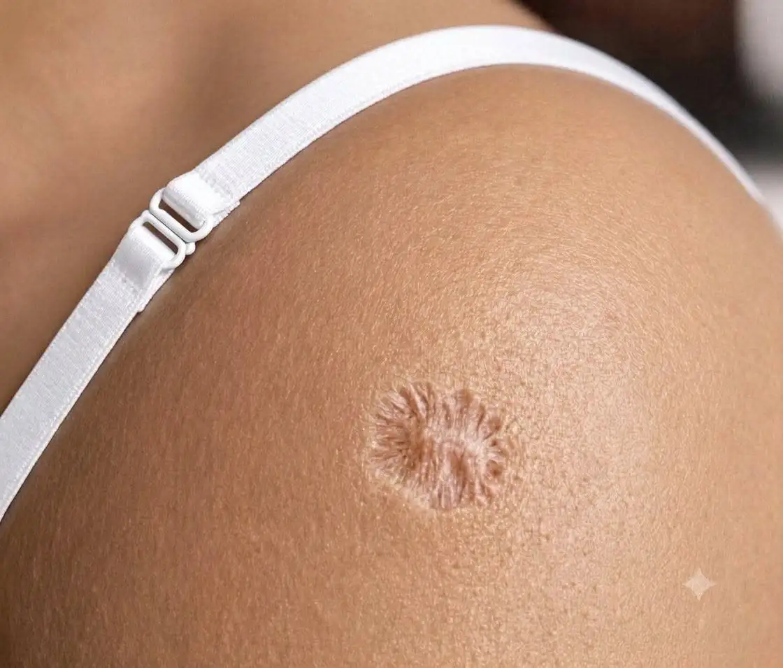 Why Do So Many People Have a Round Mark on Their Left Arm?