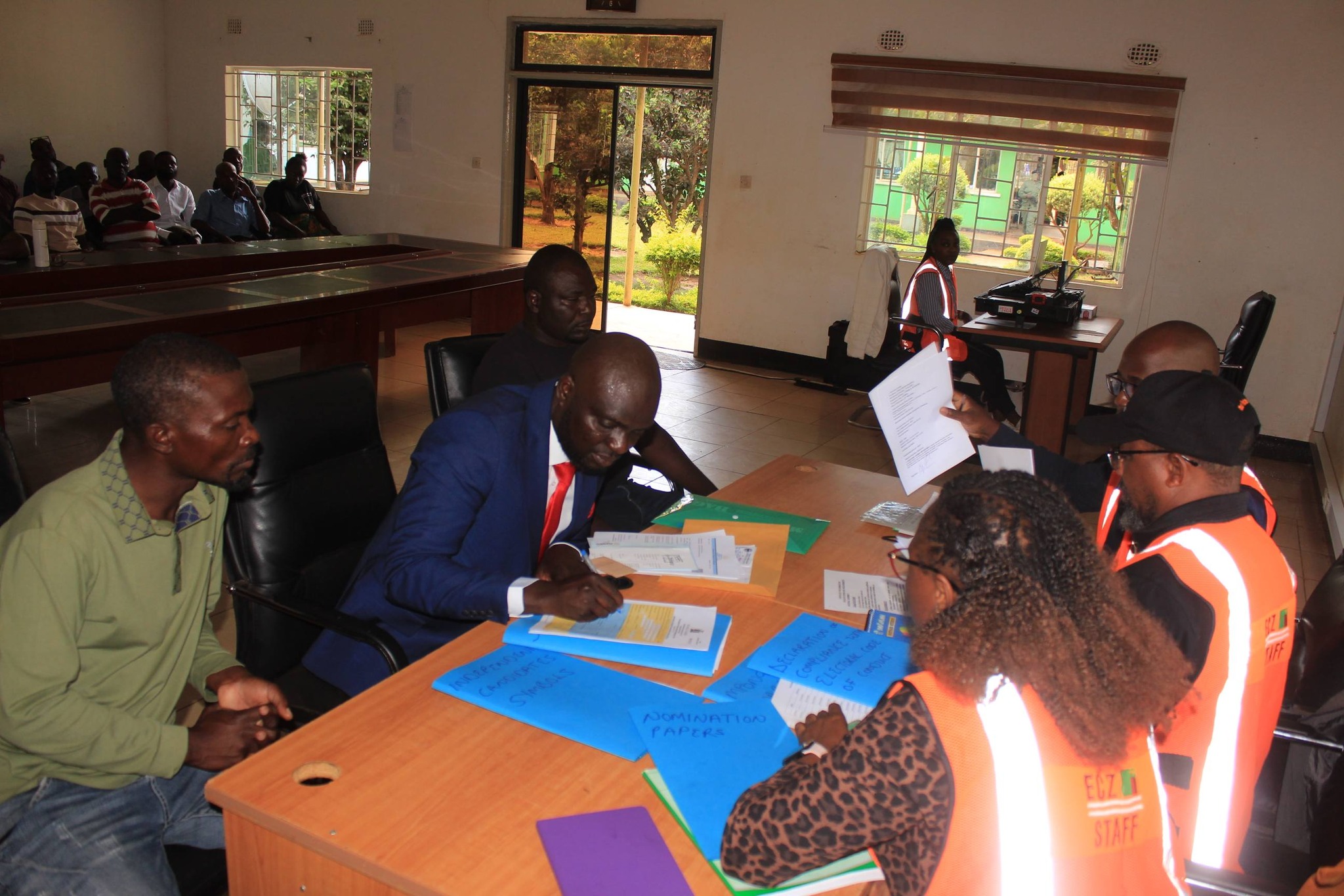 MPONGWE ASPIRING CANDIDATES FILE NOMINATIONS