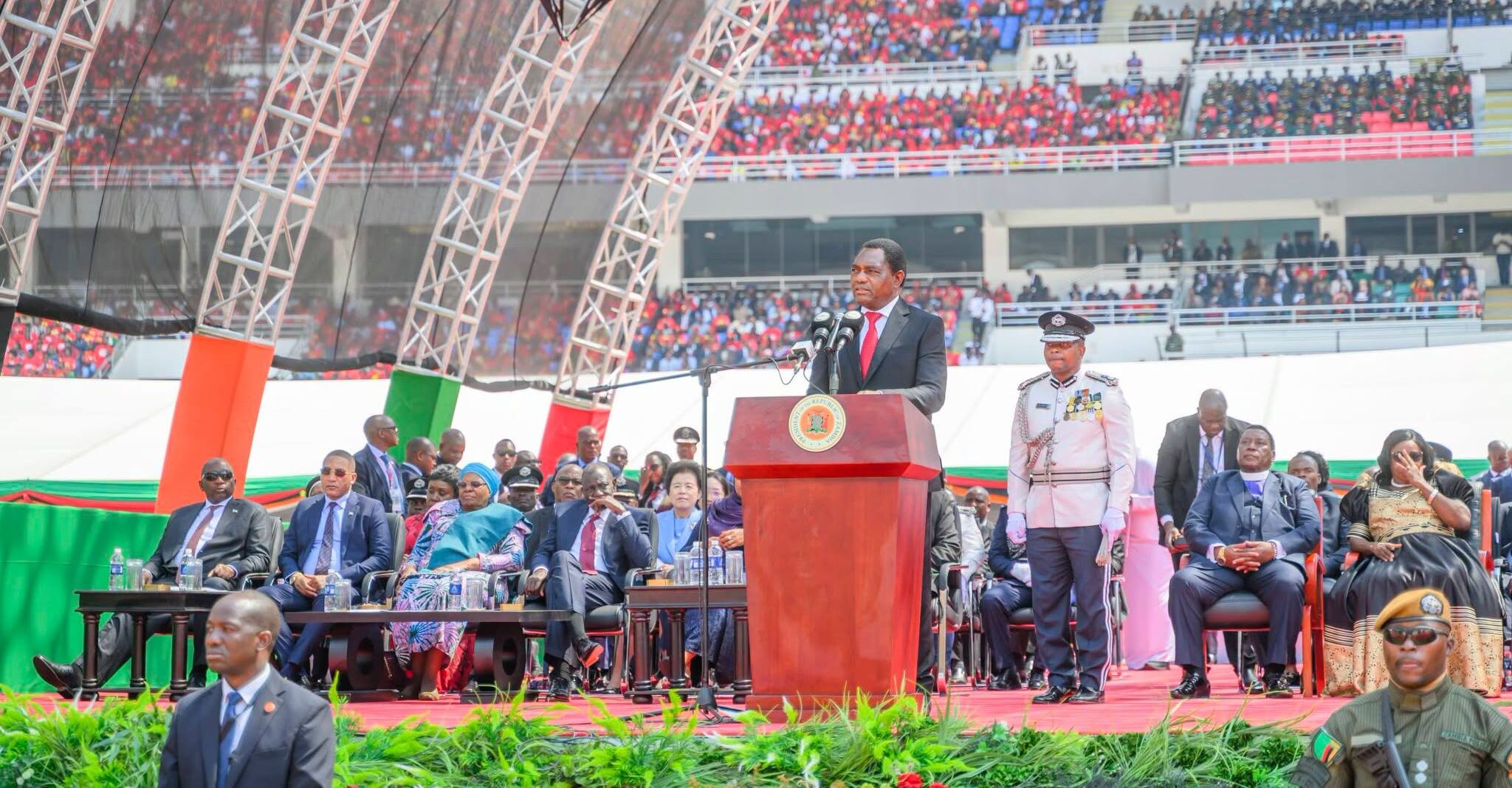 Zambia : Hichilema Begins Second Term, Pledges Growth-Focused Agenda