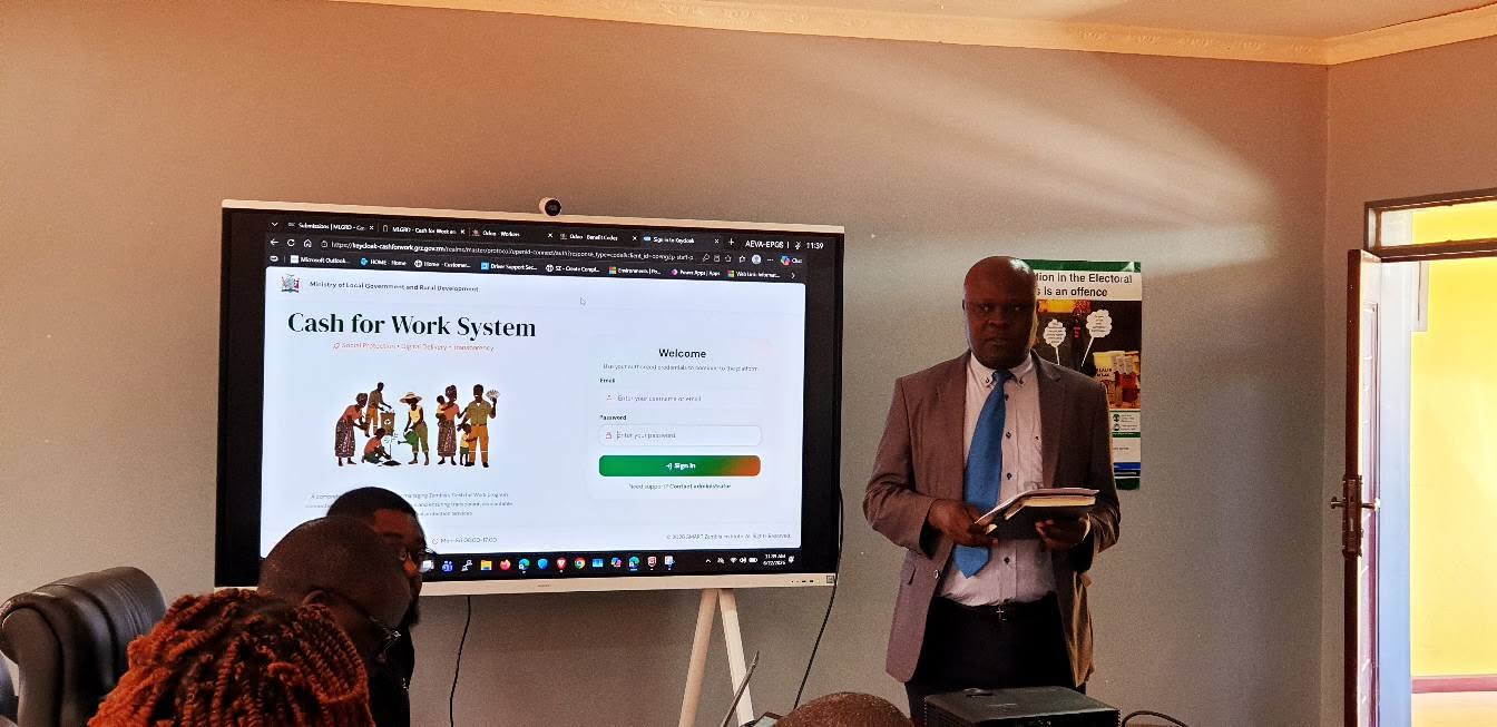 STATE, SMART ZAMBIA TEST NEW CFWMIS IN LAVUSHIMANDA