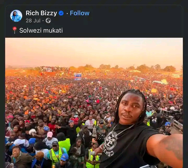 TONSE ALLIANCE MUSICIAN RICH BIZZY CONGRATULATES HH ON RE-ELECTION
