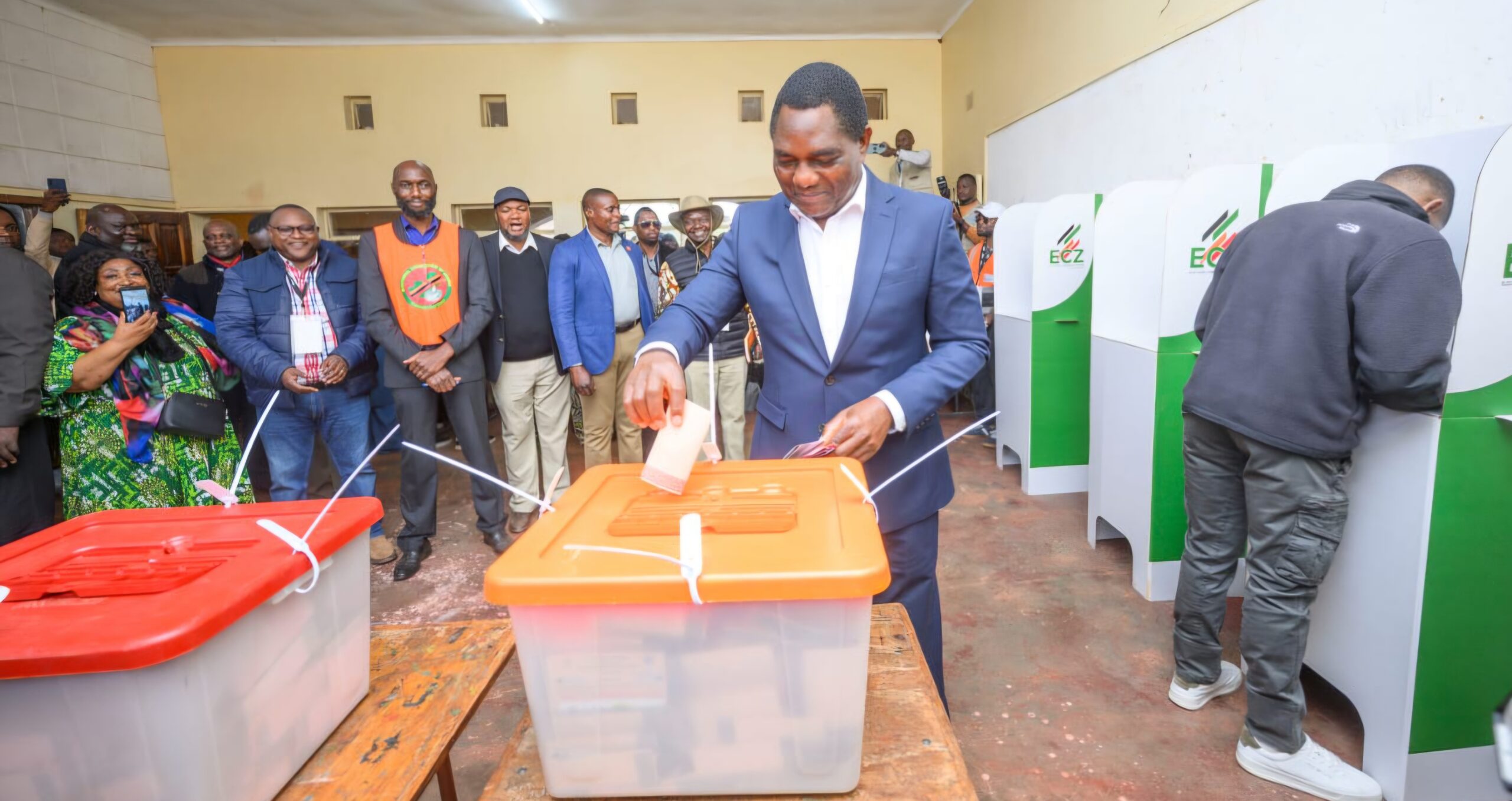 Hichilema urges Zambians to vote in general election