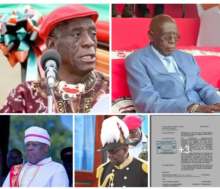 CONCOURT REJECTS THREE PARAMOUNT CHIEFS’ BID TO JOIN CHIEF MUKUNI RECLASSIFICATION PETITION