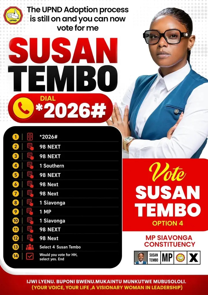 UPND Opens Candidate Adoption Process to Public Through *2026# Poll