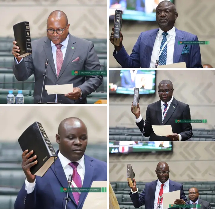 Emmanuel Mwamba won’t say the 5 nominated MPs are from 5 different provinces: Eastern (Nkhoma), Northern (Siame), Western (Anakoka), Muchinga (Chilengi) and Southern (Haimbe)