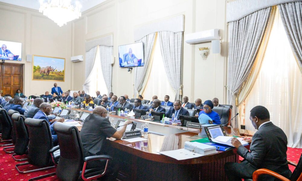 President Hichilema thanks Cabinet as first term ends ahead of Aug. 13 elections