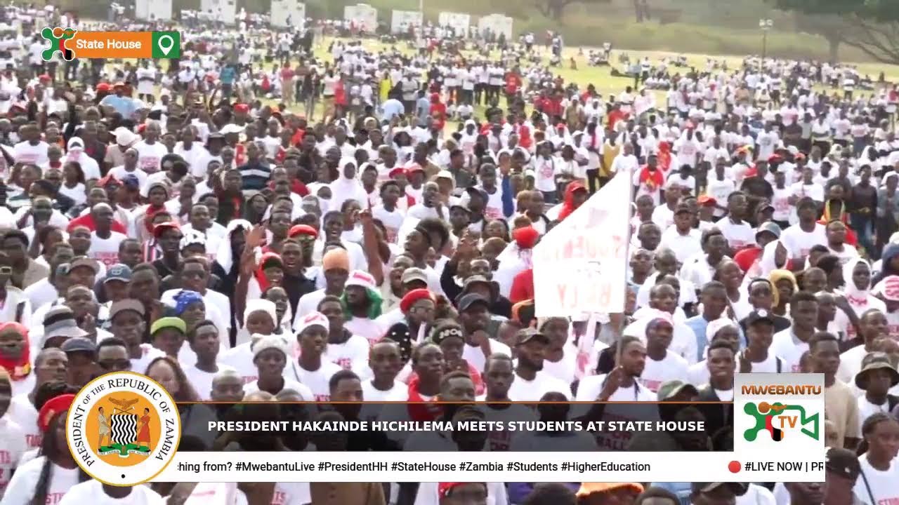 President Hakainde Hichilema Meets Students at State House