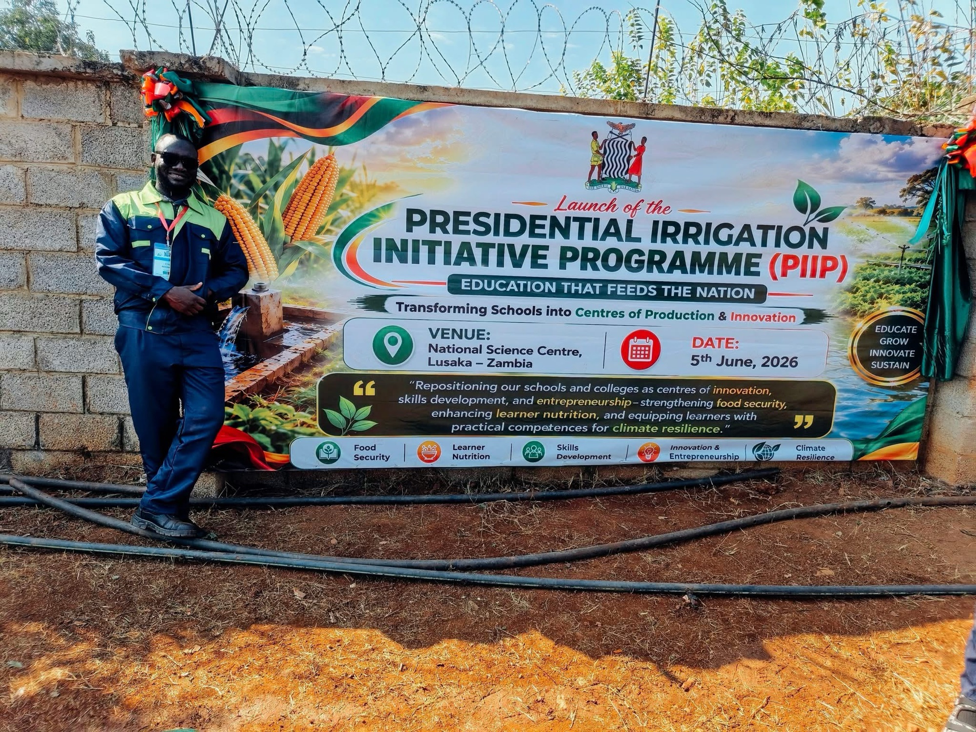Govt. extols Mbala schools on Presidential Irrigation Initiative