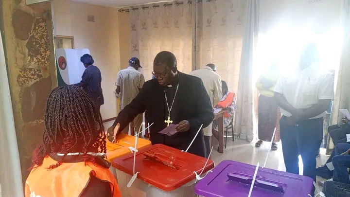 KASAMA ARCHBISHOP IGNATIUS CHOMA URGES RESIDENTS TO VOTE AS POLLS PROCEED PEACEFULLY