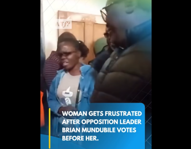 VIDEO: GO IN THE LINE, DON’T SUPPORT LAWLESSNESS, WOMAN TELLS MUNDUBILE