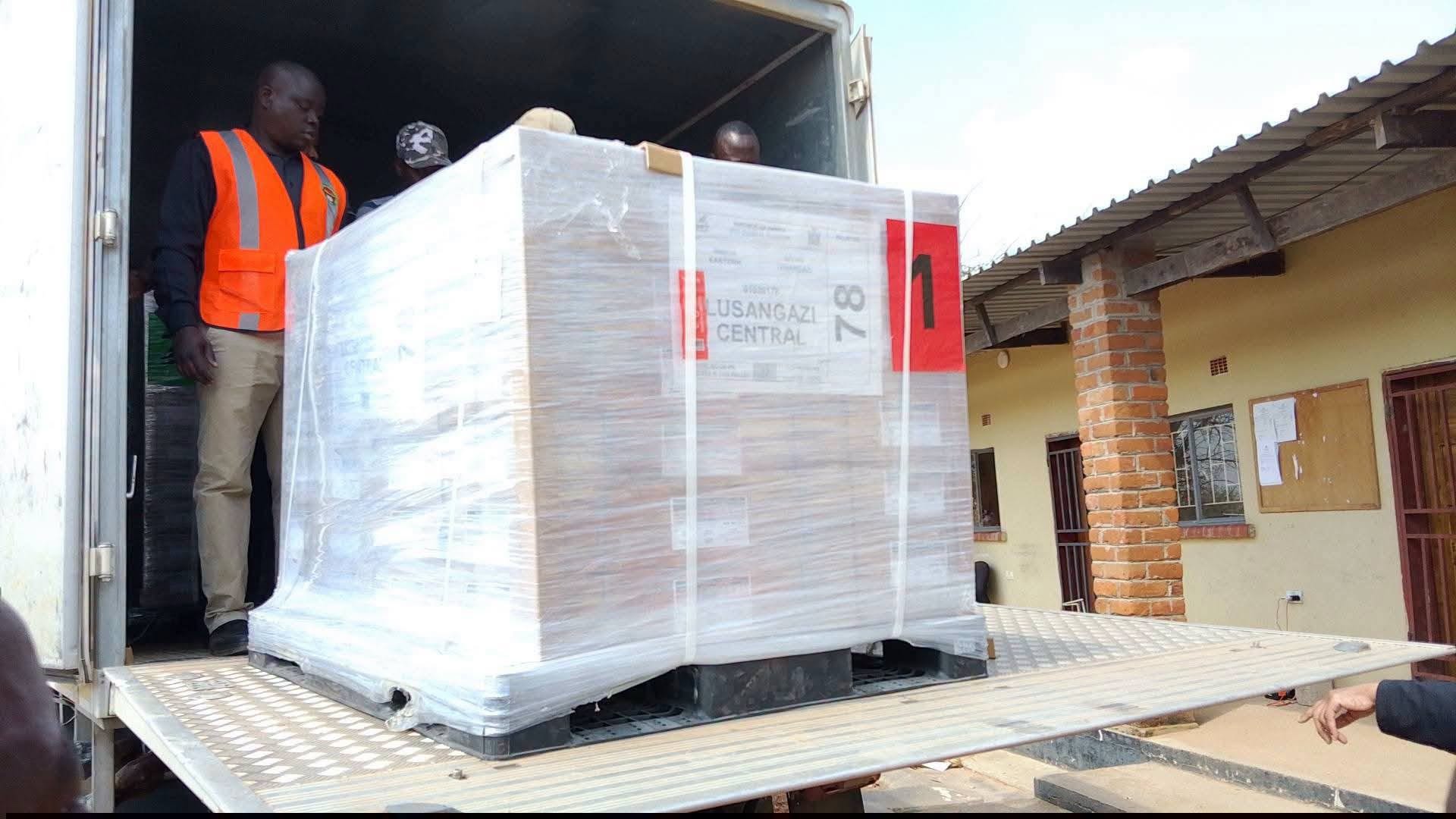 Zambia : Lusangazi Central And Msanzala Ballot Papers Arrive