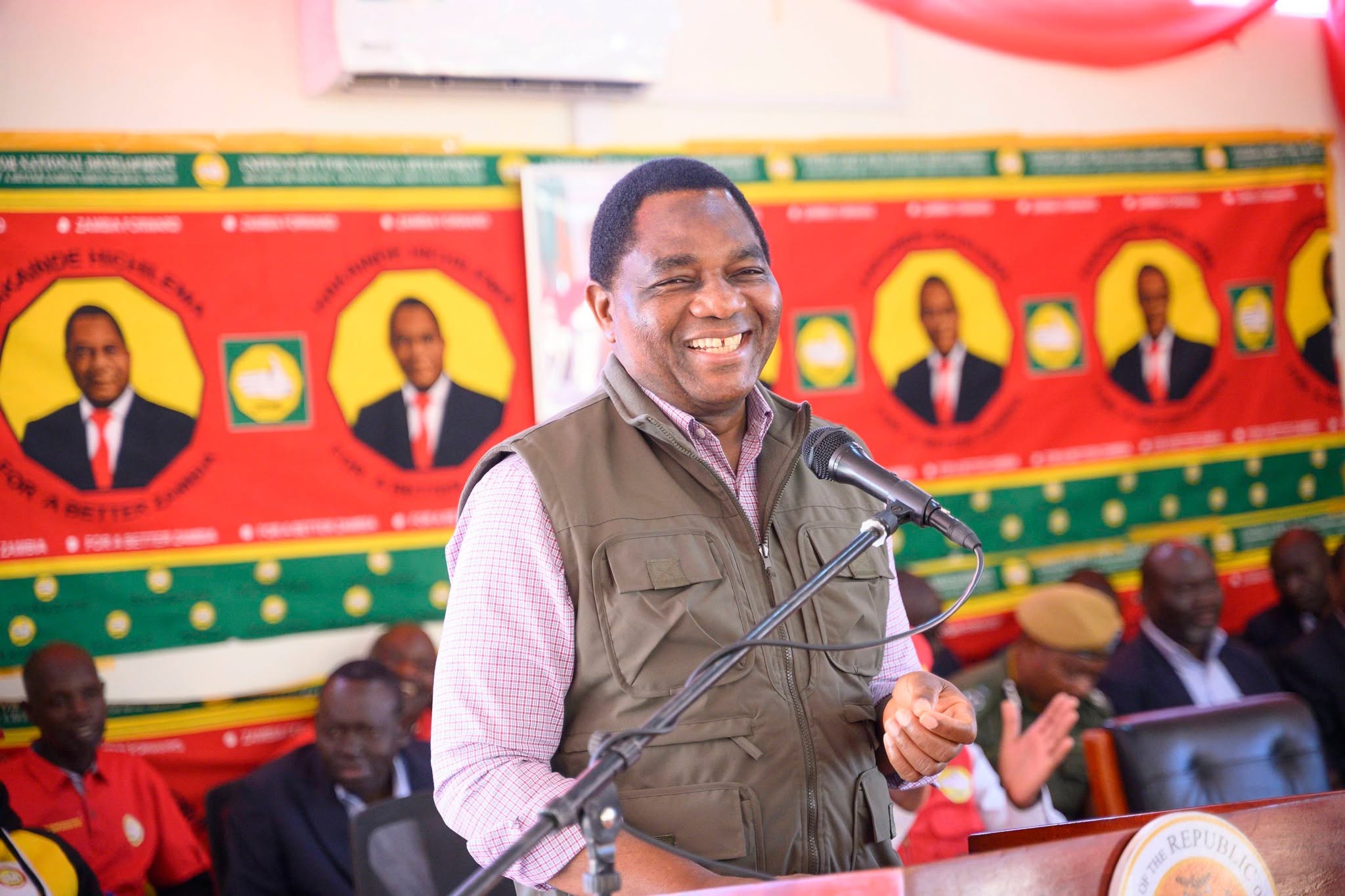 PRESIDENT HICHILEMA URGES MUCHINGA TO VOTE FOR UPND CANDIDATES