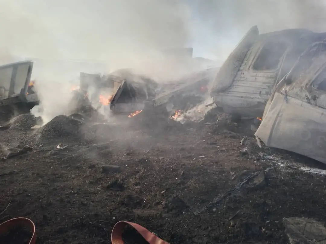 Three Burnt to Death in Fiery Great East Road Truck Collision in Chongwe