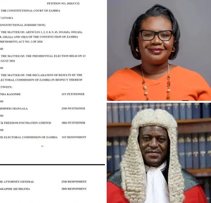 LINDA KASONDE FILES PRESIDENTIAL PETITION ELECTRONICALLY