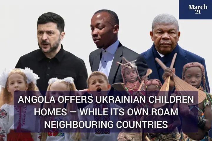 Angola says it’s Ready to House Ukrainian Children displaced by War