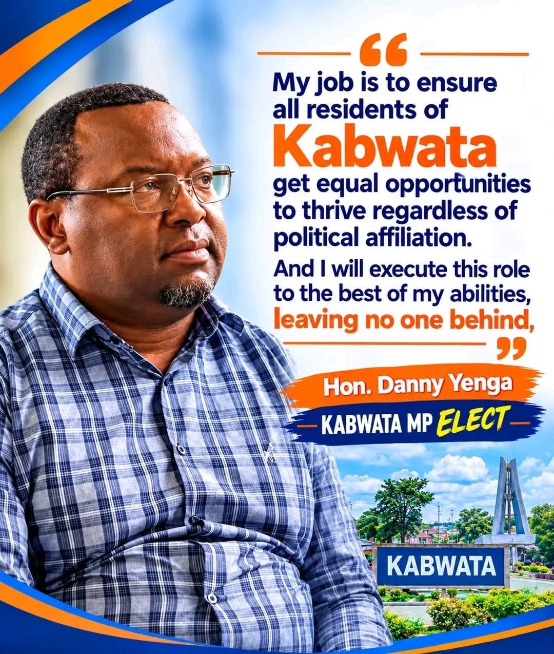 Kabwata New MP Yenga pledges equal opportunity for Residents