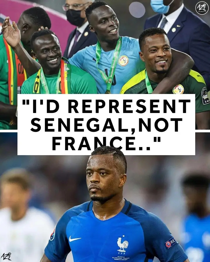 Patrice Evra: “If I could turn back time, I would have chosen to represent Senegal not France.”