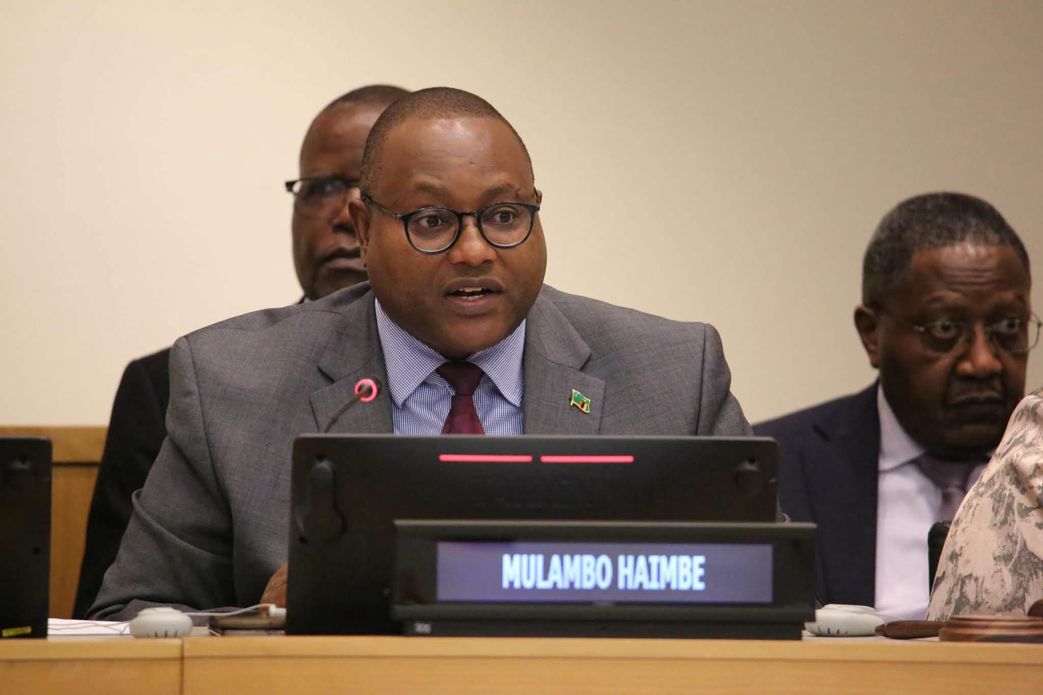 Zambia : Zambia Is Not At War, Haimbe Tells UN General Assembly