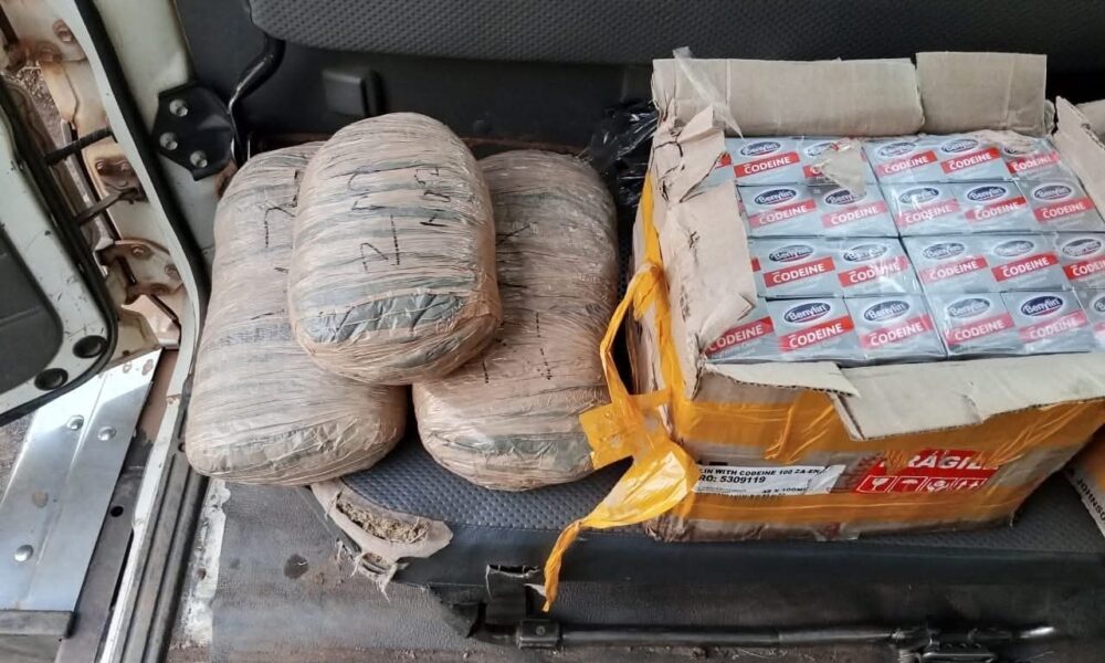 Drug Enforcement Commission intercepts bus, arrests 5 in cannabis, codeine bust in Kabwe