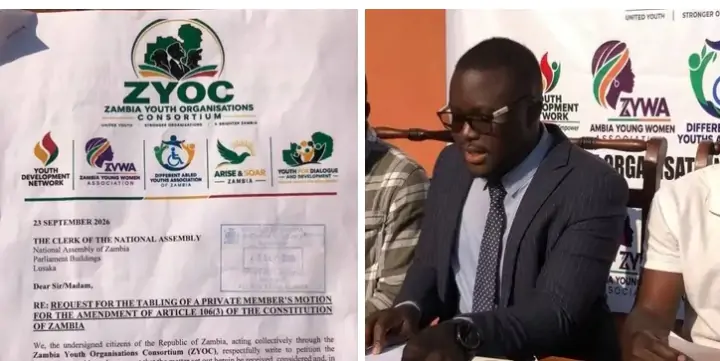 YOUTH CONSORTIUM PETITIONS NATIONAL ASSEMBLY TO REMOVE PRESIDENTIAL TERM LIMITS